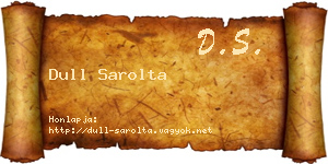 Dull Sarolta névjegykártya
